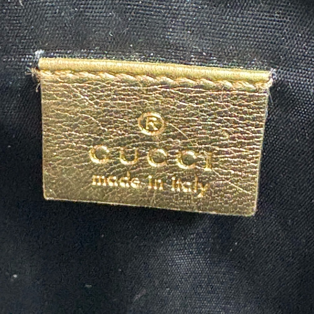 Authentic GUCCI  GUCCY  Sega collab gold dome Crossbody bag w/ cert & duster - Picture 11 of 13